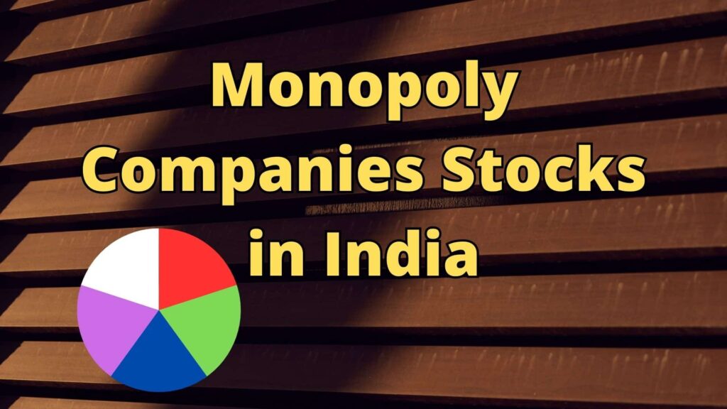 6 Monopoly Companies Stocks in India