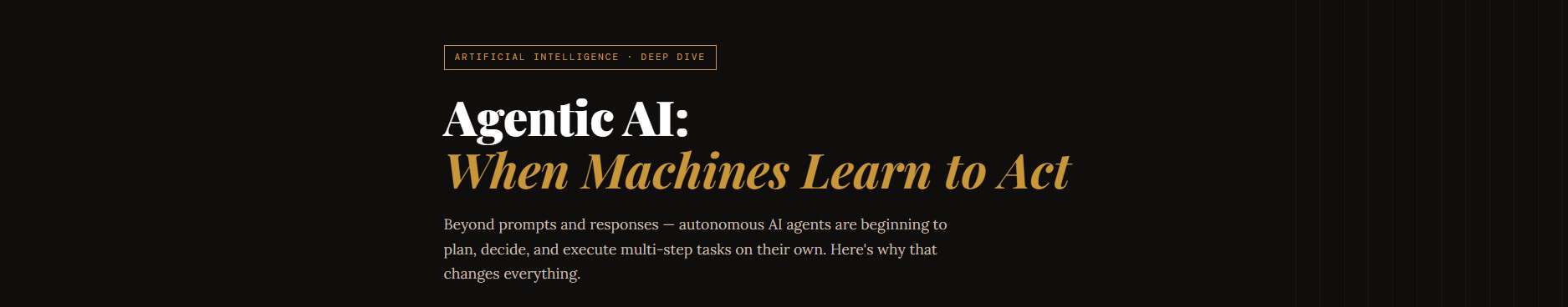 agentic AI