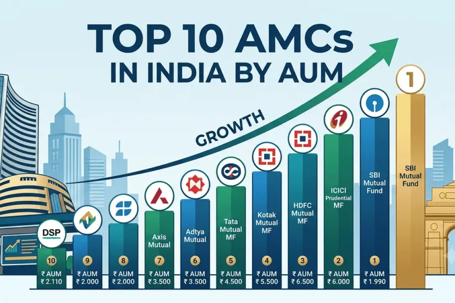 Top 10 AMCs in India by AUM